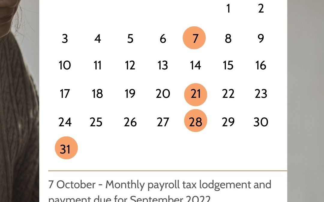 October 2022: Key Dates to Remember