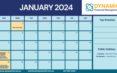 Key Dates to Remember – January 2024