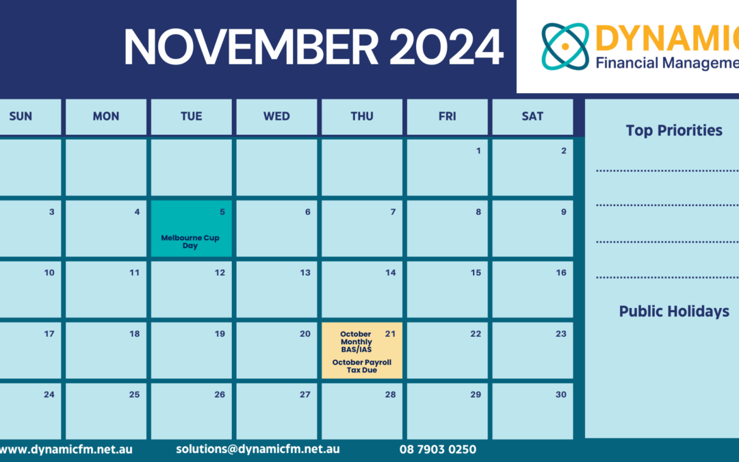 Key Dates to Remember – November 2024