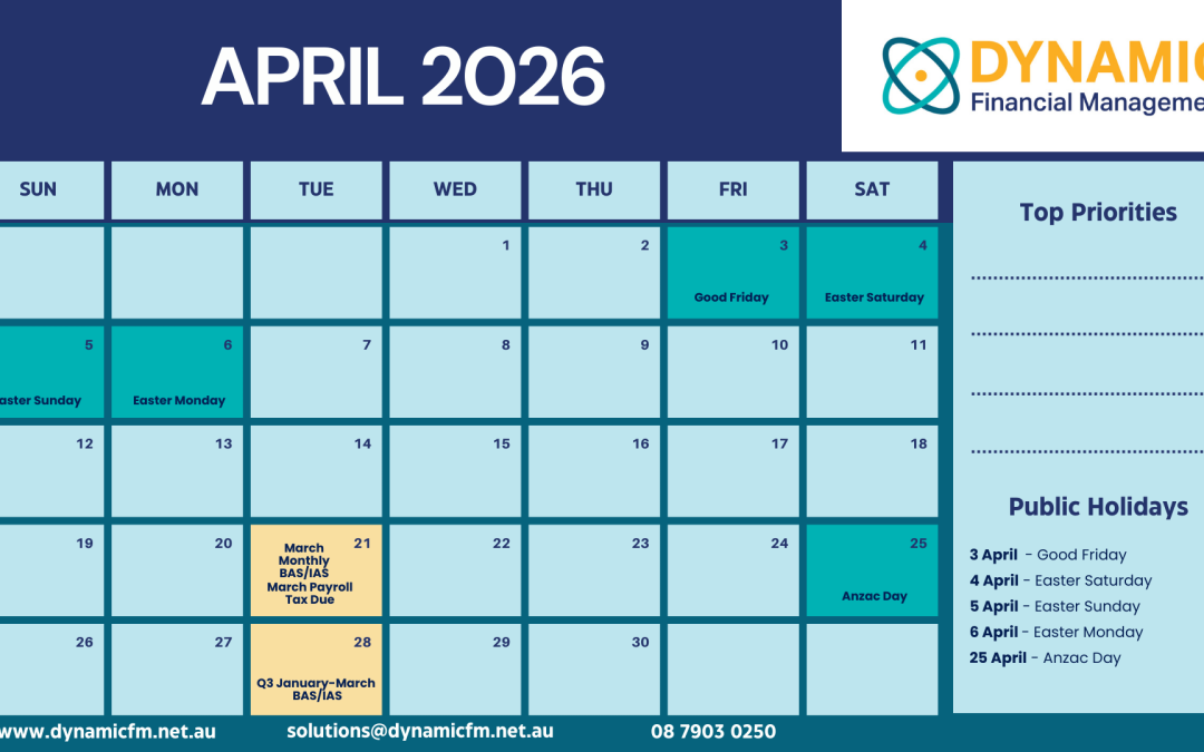 Key Dates to Remember – April 2026