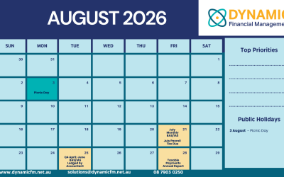 Key Dates to Remember – August 2026